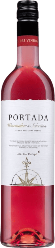 7,95 € Kostenloser Versand | Roséwein D.F.J. José Neiva Correia Portada Rosé I.G. Vinho Regional de Lisboa Lisboa Portugal Syrah, Tinta Roriz, Castelão Flasche 75 cl