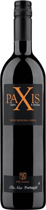 5,95 € Spedizione Gratuita | Vino Rosso D.F.J. José Neiva Correia Paxis I.G. Vinho Regional de Lisboa Lisboa Portogallo Nebbiolo, Caladoc 75 cl