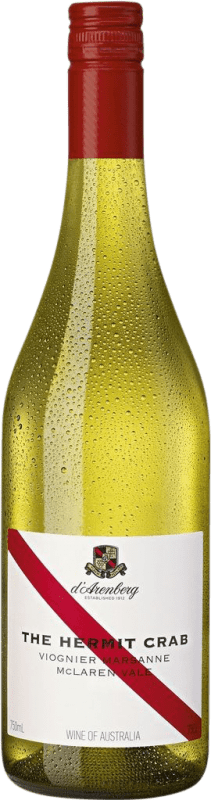 13,95 € 免费送货 | 白酒 D'Arenberg The Hermit Crab Viognier Marsanne I.G. McLaren Vale 麦克拉伦谷 澳大利亚 Viognier, Marsanne 瓶子 75 cl