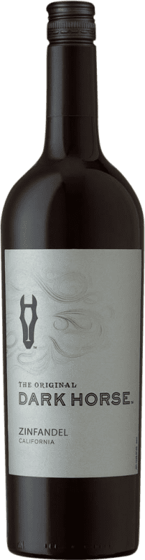 8,95 € Kostenloser Versand | Rotwein Dark Horse W.O. Western Cape Western Cape South Coast Südafrika Zinfandel Flasche 75 cl