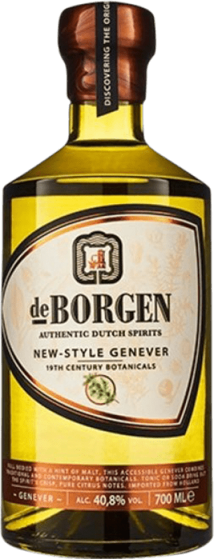 49,95 € Envio grátis | Licores De Borgen New Style Genever Países Baixos Garrafa 70 cl