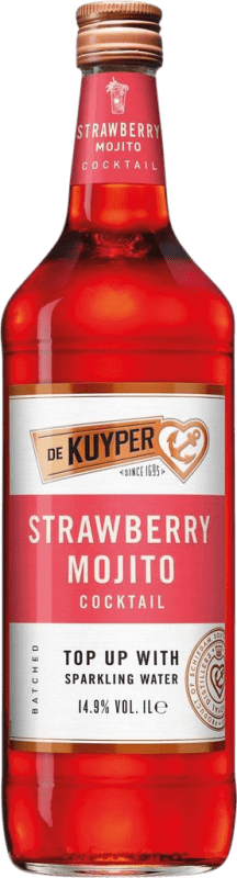 17,95 € 免费送货 | 利口酒 De Kuyper Strawberry Mojito Cocktail 荷兰 瓶子 1 L