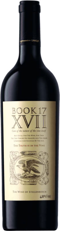 381,95 € Envío gratis | Vino Tinto De Toren Book 17 I.G. Stellenbosch Stellenbosch Sudáfrica Cabernet Sauvignon, Cabernet Franc, Malbec 75 cl