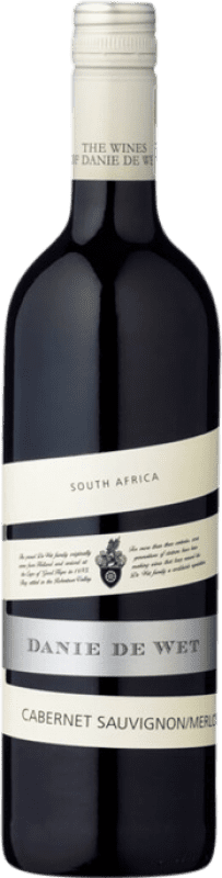 9,95 € Envio grátis | Vinho tinto De Wetshof Danie de Wet Good Hope Merlot Cabernet Sauvignon I.G. Robertson África do Sul Merlot, Cabernet Sauvignon Garrafa 75 cl