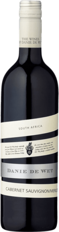 10,95 € Envío gratis | Vino tinto De Wetshof Danie de Wet Good Hope Merlot Cabernet Sauvignon I.G. Robertson Sudáfrica Merlot, Cabernet Sauvignon Botella 75 cl