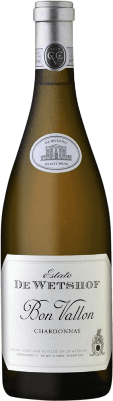 19,95 € Envío gratis | Vino blanco De Wetshof Bon Vallon I.G. Robertson Sudáfrica Chardonnay Botella 75 cl