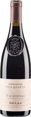 26,95 € Kostenloser Versand | Rotwein Delas Frères Domaine des Genêts A.O.C. Vacqueyras Rhône Frankreich Garnacha — Grenache, Nebbiolo, Mourvèdre Flasche 75 cl