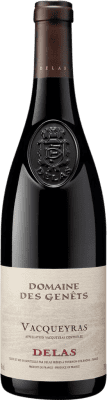 26,95 € 送料無料 | 赤ワイン Delas Frères Domaine des Genêts A.O.C. Vacqueyras ローヌ フランス Garnacha — グルナッシュ, Nebbiolo — ネッビオーロ, Mourvèdre — ムールヴェードル 75 cl
