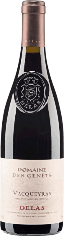 26,95 € Free Shipping | Red Wine Delas Frères Domaine des Genêts A.O.C. Vacqueyras Rhône France Garnacha — Grenache, Nebbiolo, Mourvèdre Bottle 75 cl