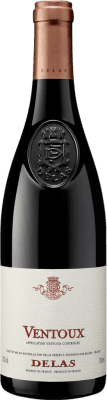 13,95 € Envío gratis | Vino Tinto Delas Frères A.O.C. Côtes du Ventoux Rhône Francia Garnacha, Nebbiolo 75 cl