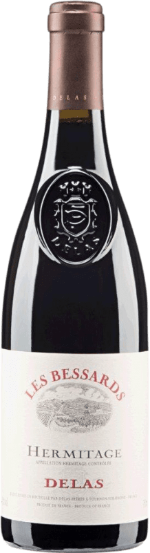318,95 € Envoi gratuit | Vin Rouge Delas Frères Les Bessards Cru A.O.C. Hermitage Rhône France Syrah Bouteille 75 cl