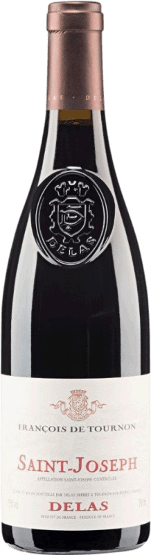 74,95 € Free Shipping | Red Wine Delas Frères François de Tournon A.O.C. Saint-Joseph Rhône France Syrah — Shiraz Bottle 75 cl