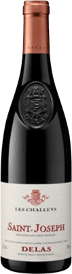 34,95 € Envio grátis | Vinho tinto Delas Frères Les Challeys A.O.C. Saint-Joseph Rhône França Syrah Garrafa 75 cl