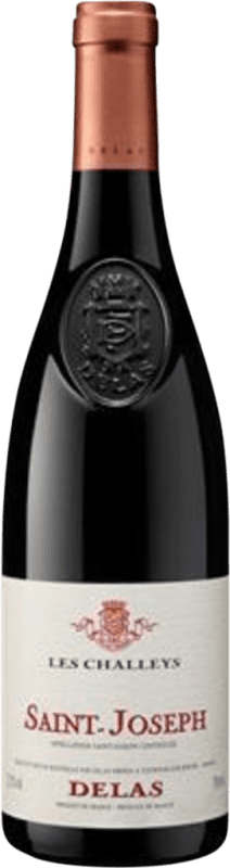 34,95 € 免费送货 | 红酒 Delas Frères Les Challeys A.O.C. Saint-Joseph 罗纳 法国 Syrah 瓶子 75 cl