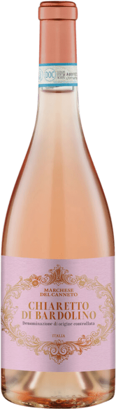 7,95 € Бесплатная доставка | Розовое вино Delibori Authentique Chiaretto Rosé — Розе D.O.C. Bardolino Италия Nebbiolo — Неббиоло, Corvina — Корвина 75 cl