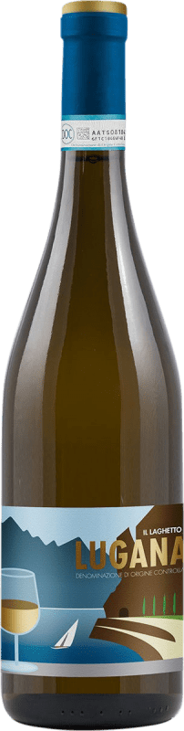 15,95 € Envio grátis | Vinho branco Delibori Il Laghetto D.O.C. Lugana Lombardia Itália Trebbiano di Lugana Garrafa 75 cl