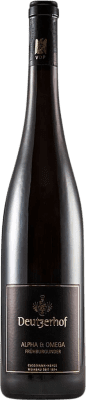 39,95 € Envío gratis | Vino tinto Deutzerhof Alpha & Omega V.D.P. Gutswein Ahr Alemania Pinot Negro Botella 75 cl