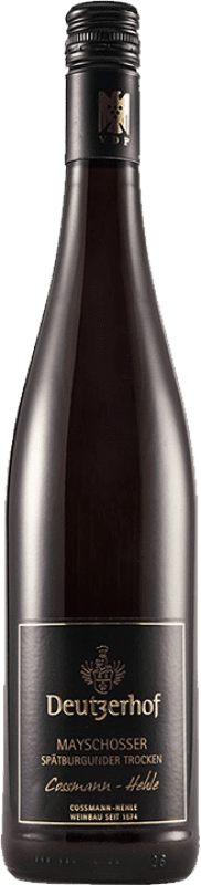 13,95 € Envío gratis | Vino tinto Deutzerhof Cossmann Hehle Seco Ahr Alemania Pinot Negro Botella 75 cl