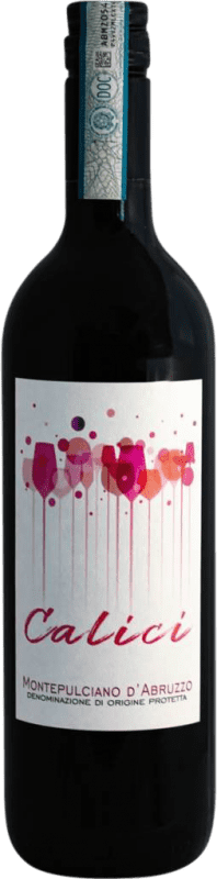 9,95 € Kostenloser Versand | Rotwein Di Camillo Calici D.O.C. Montepulciano d'Abruzzo Abruzzen Italien Montepulciano Flasche 75 cl