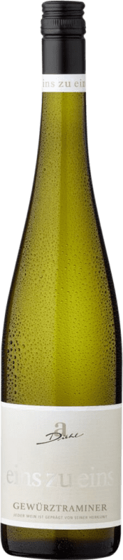 10,95 € Envío gratis | Vino blanco Diehl Eins zu Eins Q.b.A. Pfälz Pfälz Alemania Gewürztraminer Botella 75 cl