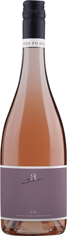 10,95 € Envio grátis | Espumante rosé Diehl Eins zu Eins Rosé Seco Q.b.A. Pfälz Pfälz Alemanha Pinot Preto Garrafa 75 cl