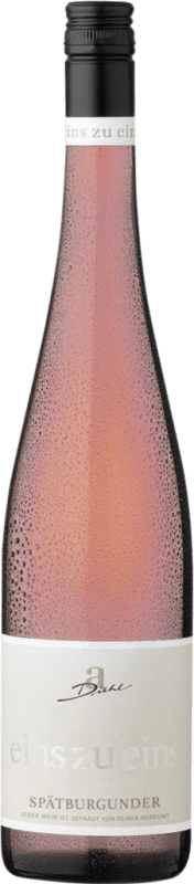 10,95 € Kostenloser Versand | Rosé-Wein Diehl Eins zu Eins Rosé Trocken Q.b.A. Pfälz Pfälz Deutschland Spätburgunder Flasche 75 cl