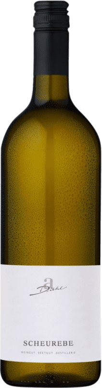 10,95 € Envio grátis | Vinho branco Diehl Q.b.A. Pfälz Pfälz Alemanha Scheurebe Garrafa 1 L