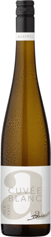 13,95 € Бесплатная доставка | Белое вино Diehl Cuvée Q.b.A. Rheingau Rheingau Германия Nebbiolo — Неббиоло, Moscato — Мускат Бутылка 75 cl Без алкоголя