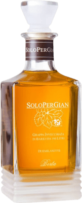 223,95 € Spedizione Gratuita | Grappa Berta SoloPerGian D.O.C. Piedmont Piemonte Italia Bottiglia 70 cl