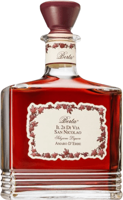 51,95 € Envío gratis | Amaretto Berta Il 28 Di Via San Nicolao Amaro d'Erbe Piemonte Italia Botella 70 cl