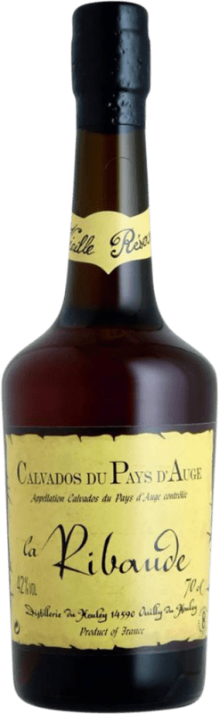 47,95 € Envío gratis | Calvados Houley La Ribaude Vieille Réserve Reserva I.G.P. Calvados Pays d'Auge Francia Botella 70 cl