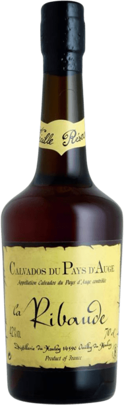 39,95 € Spedizione Gratuita | Calvados Houley La Ribaude Viejo — Vecchio Riserva I.G.P. Calvados Pays d'Auge Francia Bottiglia 70 cl