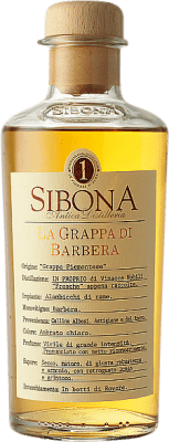 26,95 € Envio grátis | Aguardente Grappa Sibona Itália Barbera Garrafa Medium 50 cl