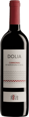 7,95 € Spedizione Gratuita | Vino rosso Dolianova Dolia D.O.C. Cannonau di Sardegna Cerdeña Italia Cannonau Bottiglia 75 cl