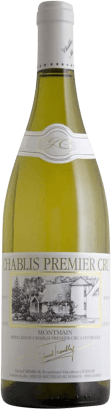 37,95 € Бесплатная доставка | Белое вино Gérard Tremblay Montmain A.O.C. Chablis Premier Cru Бургундия Франция Chardonnay бутылка 75 cl