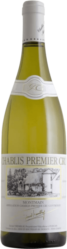 25,95 € Envio grátis | Vinho branco Gérard Tremblay Montmain A.O.C. Chablis Borgonha França Chardonnay Garrafa 75 cl