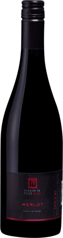 13,95 € 送料無料 | 赤ワイン Domaine de Belle-Mare I.G.P. Vin de Pays d'Oc ボルドー フランス Merlot ボトル 75 cl