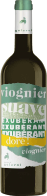 9,95 € Envío gratis | Vino Blanco Domaine de Galuval A.O.C. Côtes du Rhône Rhône Francia Viognier 75 cl