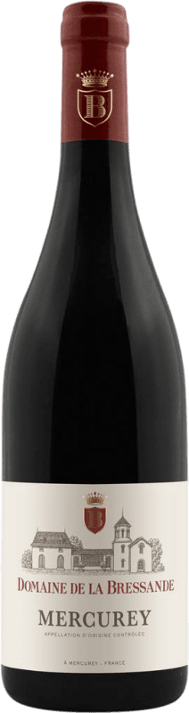 46,95 € Free Shipping | Red wine Domaine de la Bressande A.O.C. Mercurey Burgundy France Pinot Black Bottle 75 cl