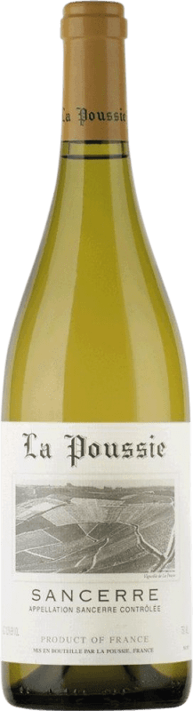 82,95 € Бесплатная доставка | Белое вино Domaine de la Poussie A.O.C. Sancerre Луара Франция Sauvignon — Совиньон Бутылка Магнум 1,5 L