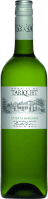10,95 € Бесплатная доставка | Белое вино Domaine du Tariquet I.G.P. Vin de Pays Côtes de Gascogne Франция Ugni — Уньи, Colombard — Коломбар Бутылка 75 cl