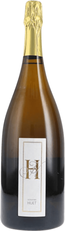 86,95 € Envio grátis | Espumante branco Domaine Huet Pétillant Brut A.O.C. Vouvray Loire França Chenin Branco Garrafa Magnum 1,5 L