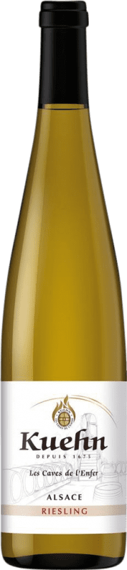 9,95 € Envío gratis | Vino blanco Domaine Kuehn A.O.C. Alsace Alsace Francia Riesling Botella 75 cl