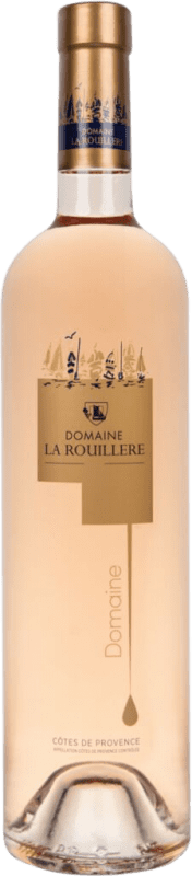19,95 € Kostenloser Versand | Rosé-Wein Domaine La Rouillère Rosé A.O.C. Côtes de Provence Provence Frankreich Grenache, Cabernet Sauvignon, Mourvèdre, Cinsault, Rolle Flasche 75 cl