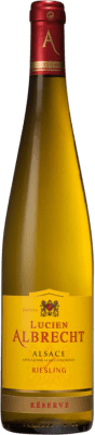 16,95 € Envio grátis | Vinho branco Lucien Albrecht Reserva A.O.C. Alsace Alsácia França Riesling Garrafa 75 cl