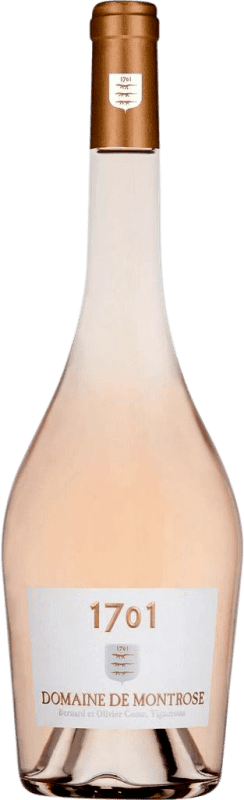 29,95 € Kostenloser Versand | Rosé-Wein Domaine Montrose 1701 Rosé Frankreich Syrah, Grenache Tintorera, Grenache Weiß, Roussanne Flasche 75 cl