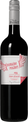 9,95 € 送料無料 | 赤ワイン Domaine Pugibet Syrah Grenache Rouge I.G.P. Vin de Pays de l'Hérault フランス Syrah, Grenache ボトル 75 cl