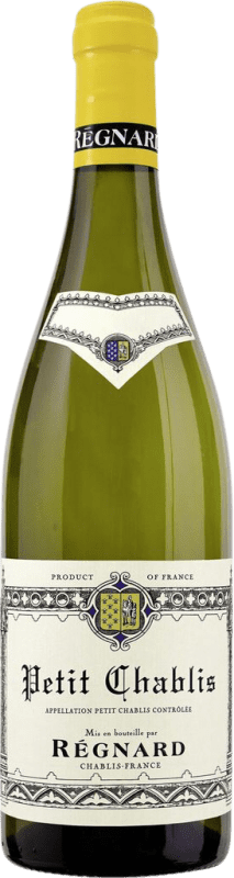31,95 € Envio grátis | Vinho Branco Régnard A.O.C. Petit-Chablis Borgonha França Chardonnay 75 cl