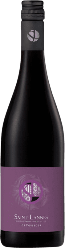 9,95 € 免费送货 | 红葡萄酒 Saint Lannes Les Peyrades I.G.P. Vin de Pays Côtes de Gascogne 法国 Merlot — 梅洛, Cabernet Sauvignon — 赤霞珠, Tannat — 丹娜 瓶装 75 cl