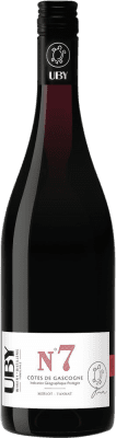 10,95 € Kostenloser Versand | Rotwein Domaine Uby Nº 7 Merlot Tannat I.G.P. Vin de Pays Côtes de Gascogne Frankreich Merlot, Nebbiolo Flasche 75 cl